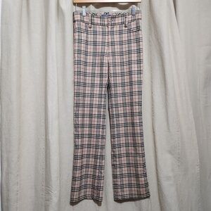 Burberry Nova Check Wool Pants Size 34